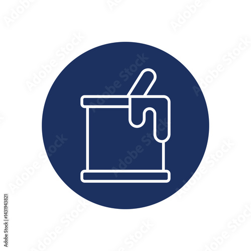 Condensed Milk icon vector stock illustration