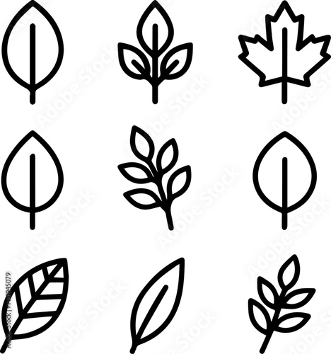 black-silhouettes-tropical-palm-leaves-isolated