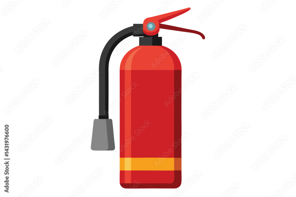 Fototapeta premium fire extinguisher isolated on white