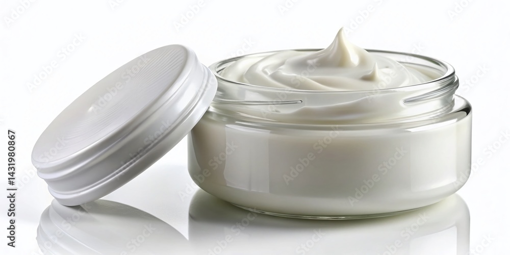 White Cream Lotion PNG, High-Resolution Product Image, Skincare Beauty Cosmetic, Moisturizer Tube, White Background