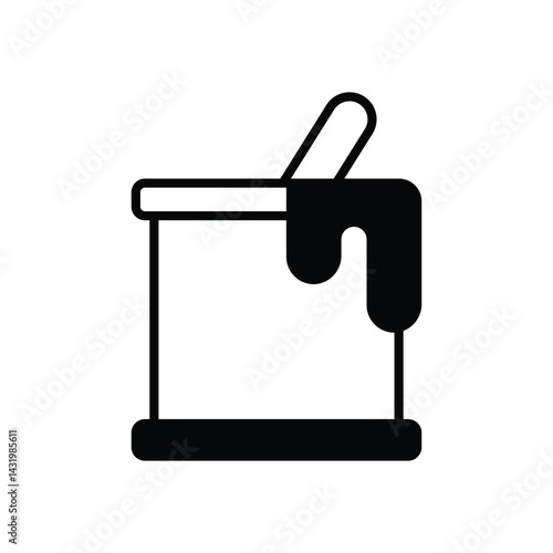 Condensed Milk icon vector stock illustration