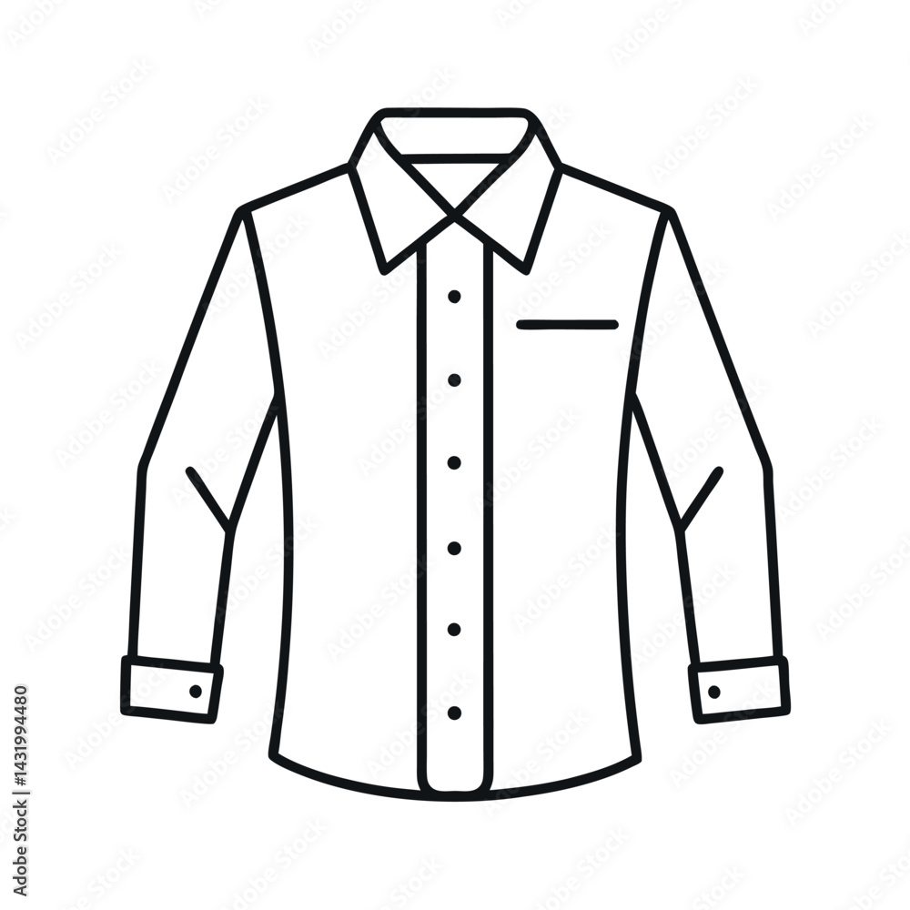 Button Down Shirt Fashion Sketch Button Down Shirt Fashion Sketch