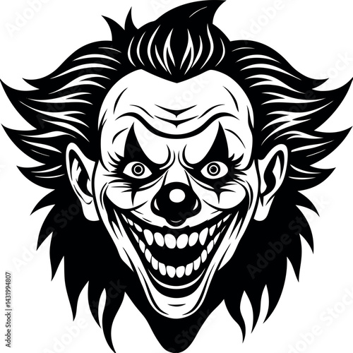 Creepy Clown Face