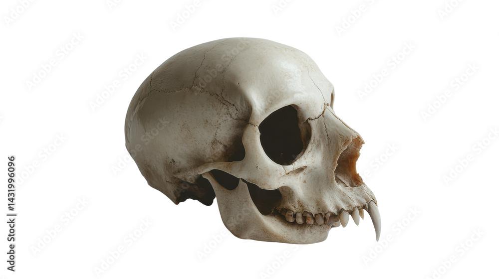 Gothic bird skull isolated on white transparent background Gothic bird skull isolated on white transparent background