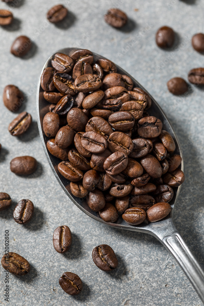 Fototapeta premium Organic Brown Espresso Coffee Beans
