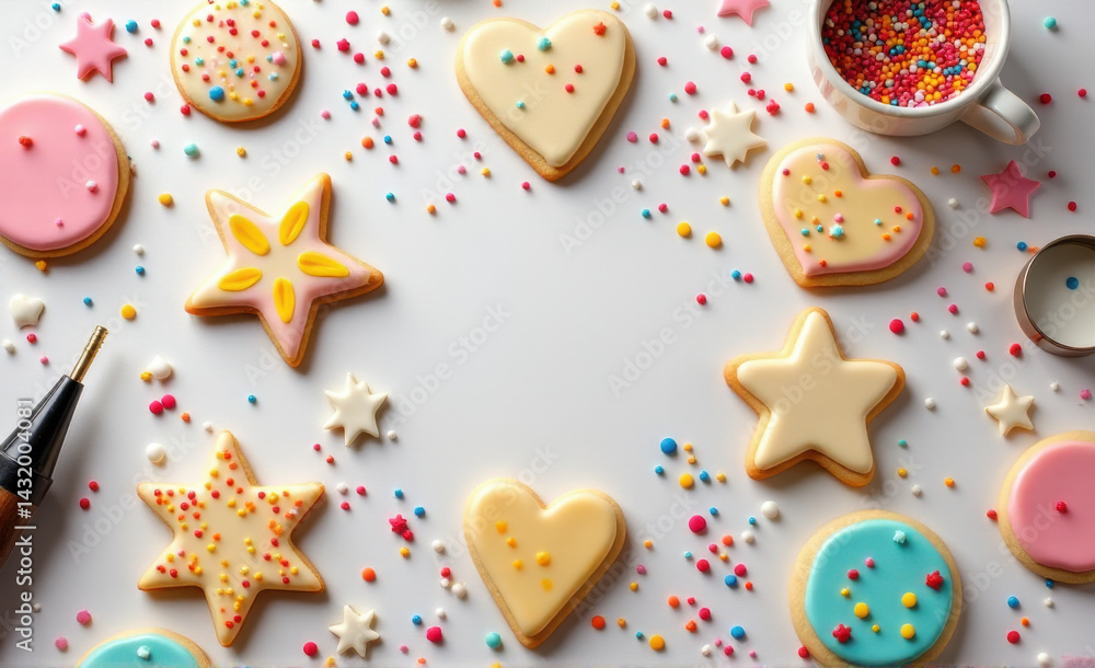 cookies background national sugar cookie day cookies background national sugar cookie day