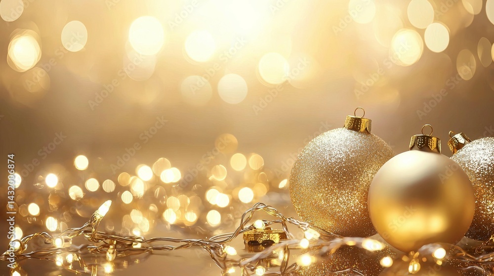 Glittering Gold Light Circle with Shimmering Particles and Flare Effects - Enchanting Christmas and New Year Background; Abstract Golden Glitter Confetti Ring Frame with Magical