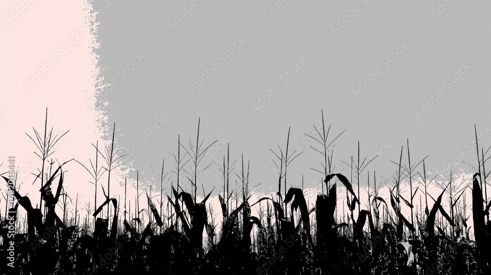 Scenery of corn field Scenery of corn field