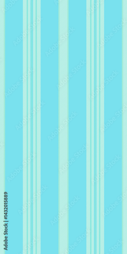Obraz premium 1erene texture stripe background, king vertical lines fabric. Bid seamless pattern vector textile in cyan and light yellow colors.