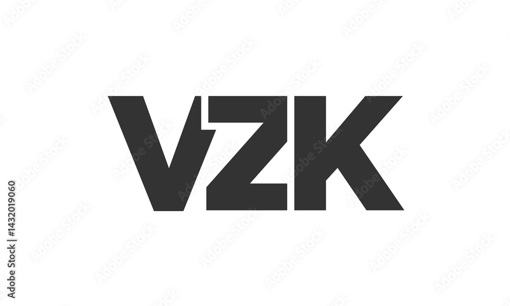 VZK logo design template with strong and modern bold text. Initial based vector logotype featuring simple and minimal typography. Trendy company identity. VZK logo design template with strong and modern bold text. Initial based vector logotype featuring simple and minimal typography. Trendy company identity.