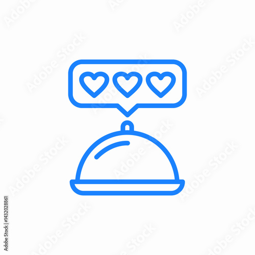 delicious food yummy icon sign vector