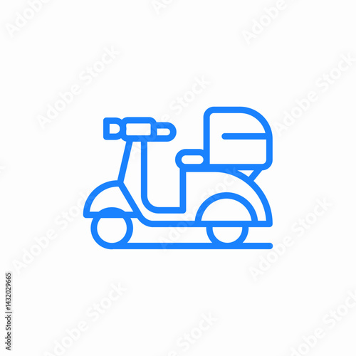 food delivery icon sign vector