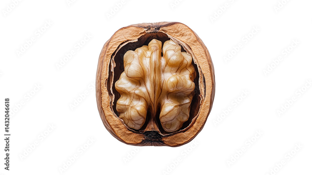 walnut food isolated on white transparent background