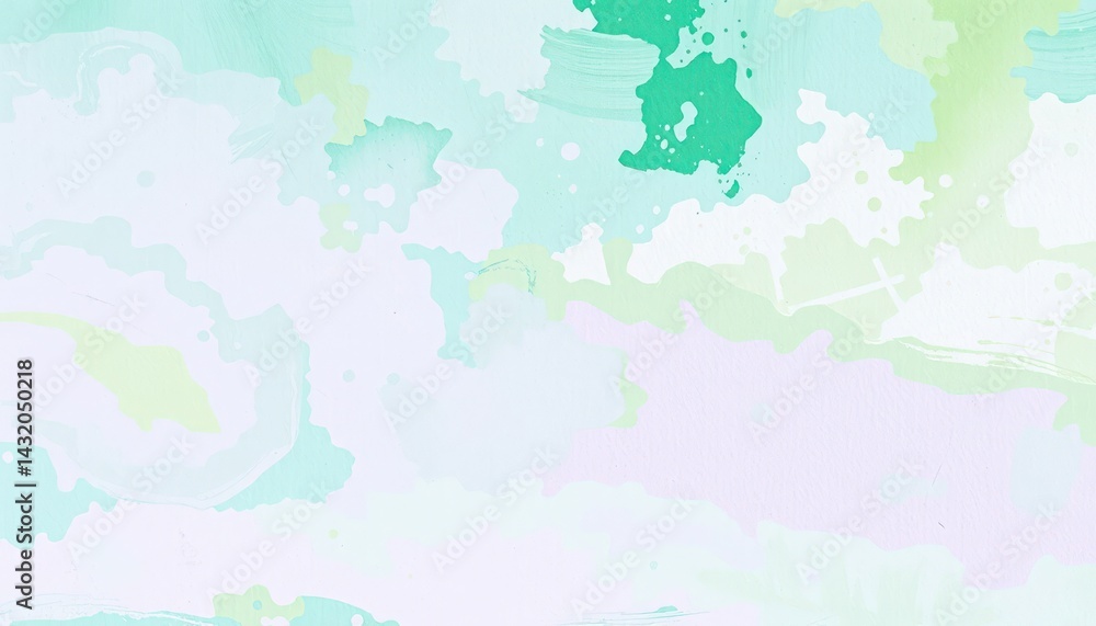 Abstract Pastel Splashes Abstract Pastel Splashes