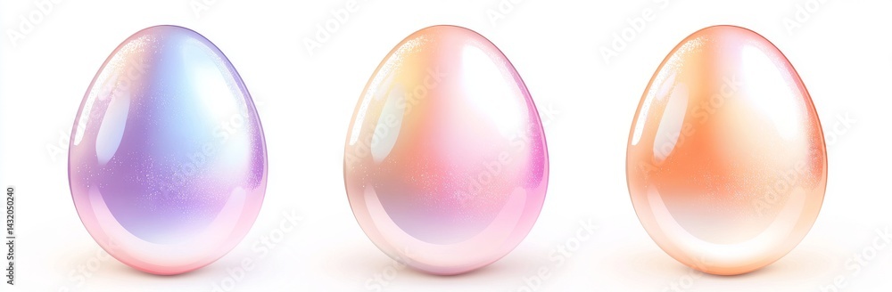A 3D glass circle exhibiting a holographic effect serves as the central element in an abstract modern render illustration that incorporates a crystal disc shape, a glossy pink round lens, and a set A 3D glass circle exhibiting a holographic effect serves as the central element in an abstract modern render illustration that incorporates a crystal disc shape, a glossy pink round lens, and a set