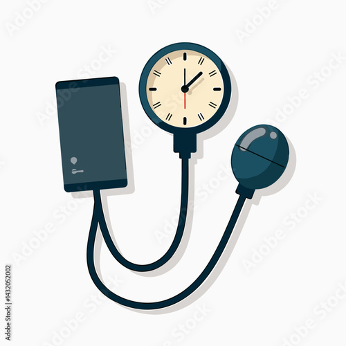 health monitoring tech blood pressure meter, heart rate monitor, smartphone app integration