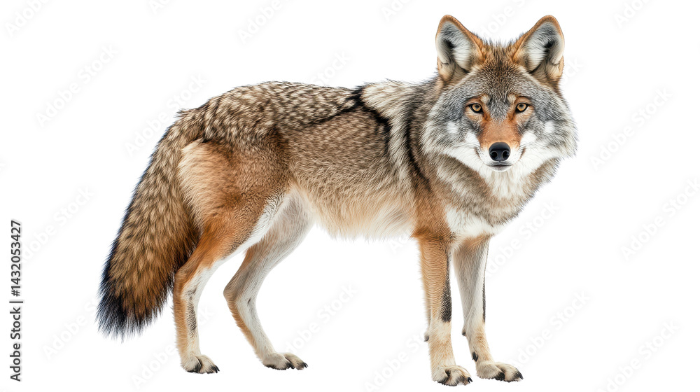 Wolf wolf animal mammal isolated on white transparent background