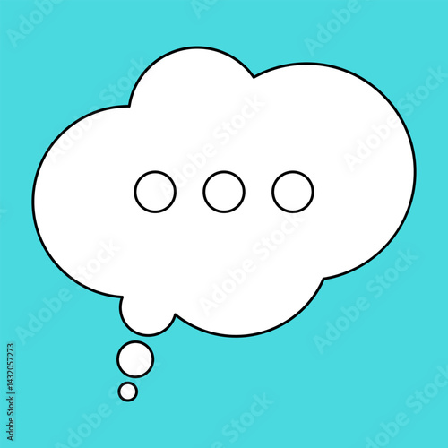 Chat Message Line Icon Set. Speech Bubble, Dialogue, chatting box, message box Talk chat thin conversation dialog symbols. Thinking sign symbol. Communication, Discussion and Text Box frame.