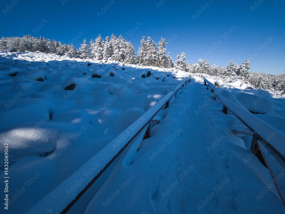Panorama of Vitosha Mountain, Bulgaria