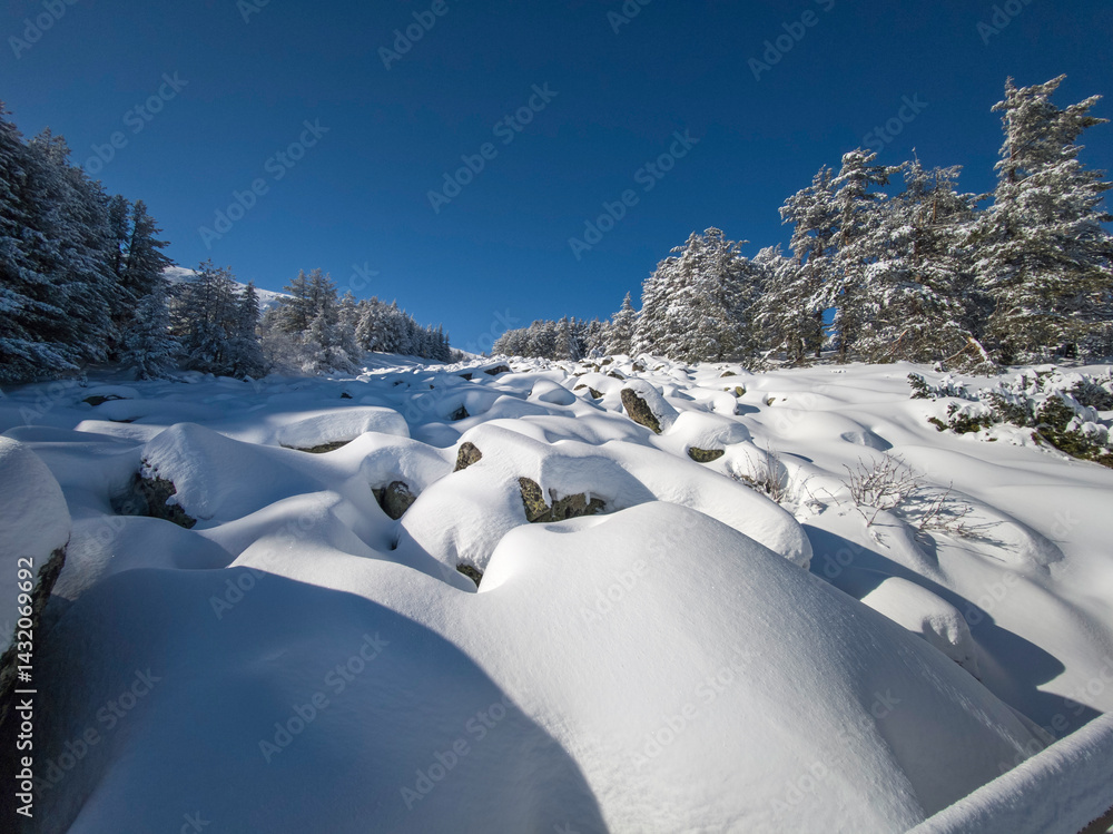 Panorama of Vitosha Mountain, Bulgaria