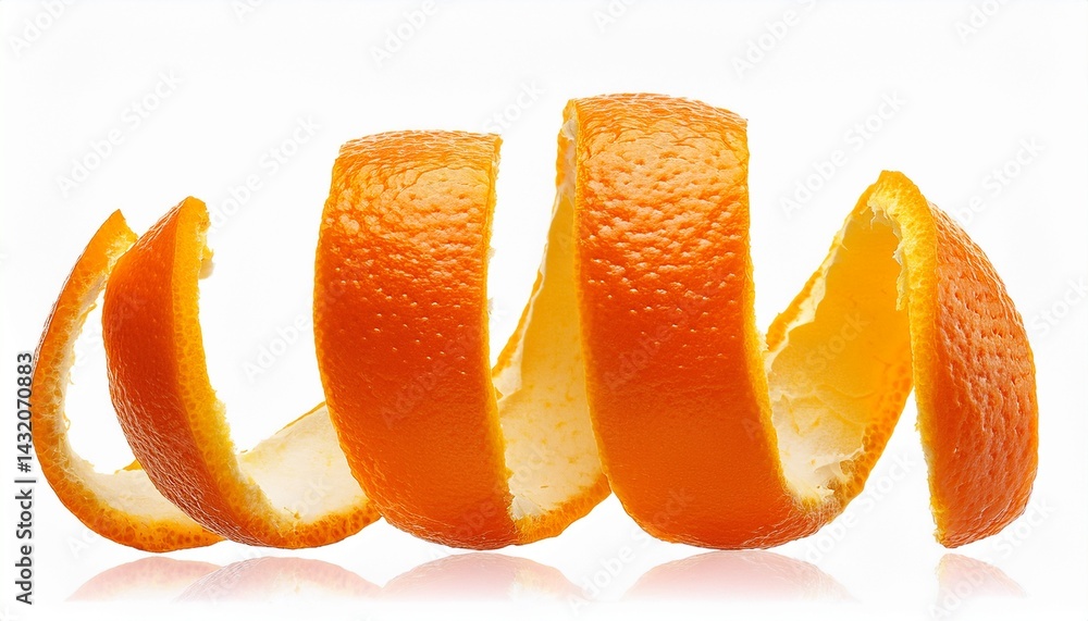 spiral orange peel twist isolated on transparent o svg spiral orange peel twist isolated on transparent o svg