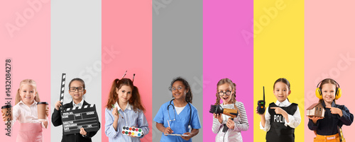 Collage of different childr...