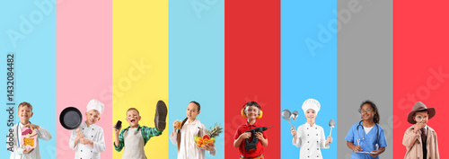 Collage of different childr...