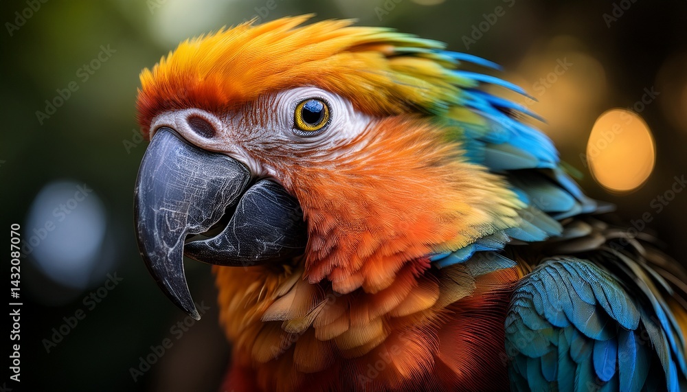 Fototapeta premium colorful parrot