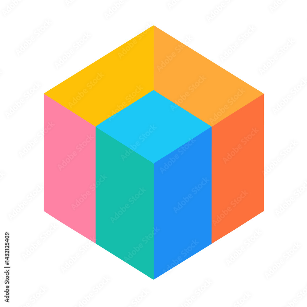 Colorful Cube Icon
Colorful Cube Icon