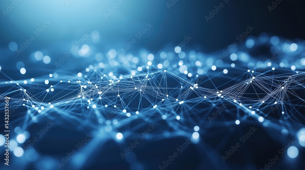 Obraz premium Futuristic Network Connection