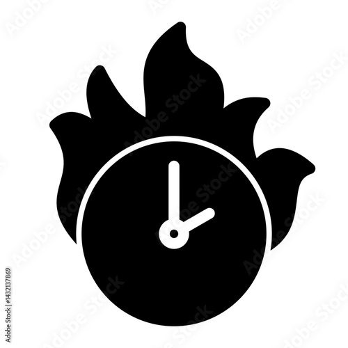 This is a Deadline icon from the Organization icon collection with Solid style