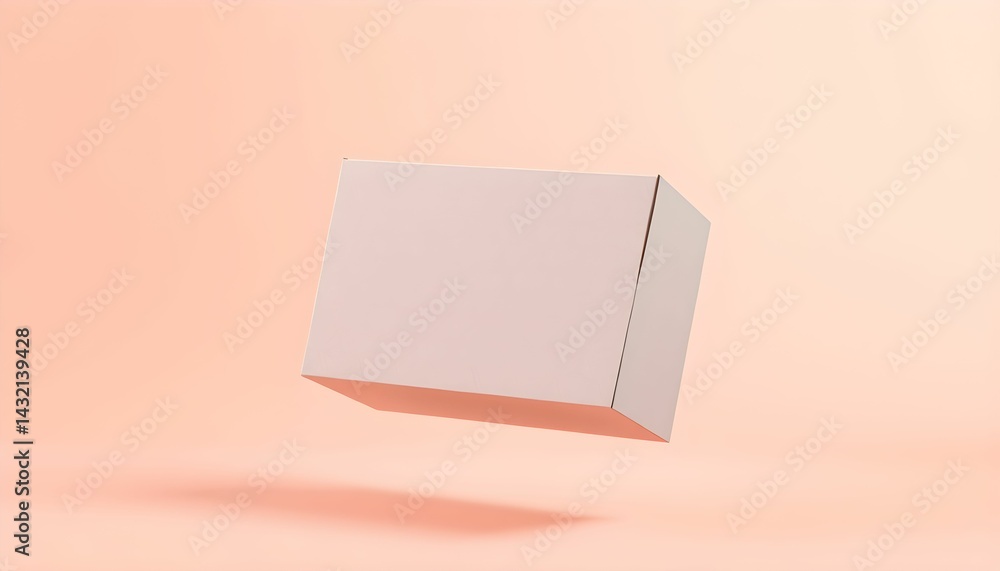Floating white rectangular box, minimalist design, soft shadows, subtle light gradient background, clean aesthetic, studio lighting, 3D render, matte finish, geometric simplicity Floating white rectangular box, minimalist design, soft shadows, subtle light gradient background, clean aesthetic, studio lighting, 3D render, matte finish, geometric simplicity