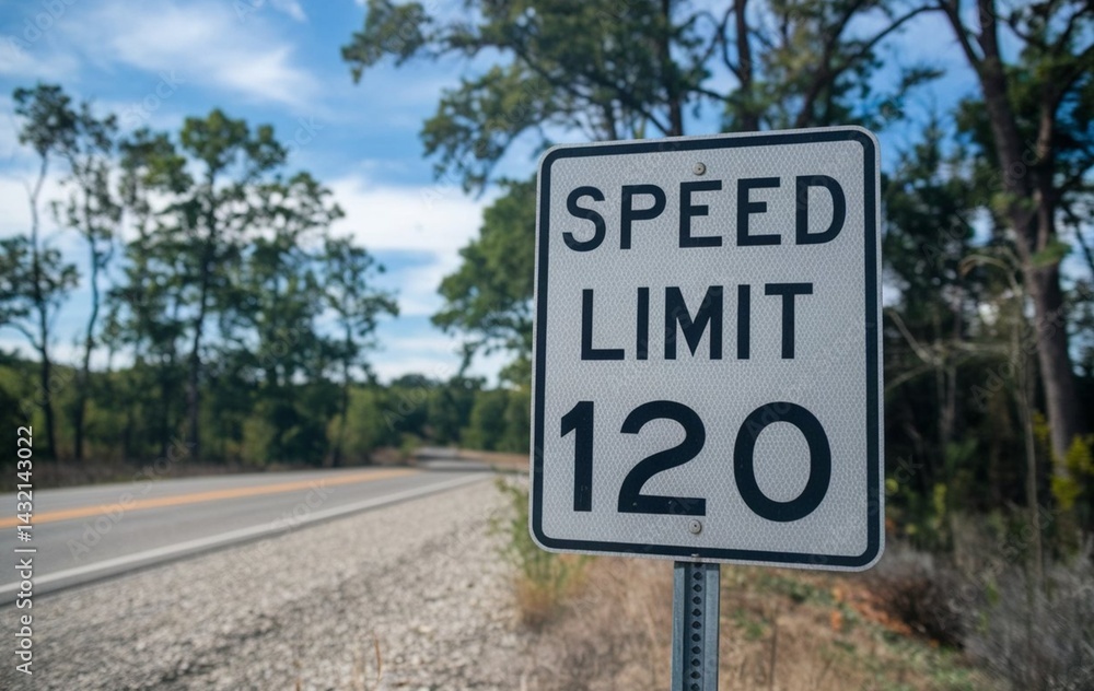 Speed Limit 120 mph Traffic Sign Speed Limit 120 mph Traffic Sign