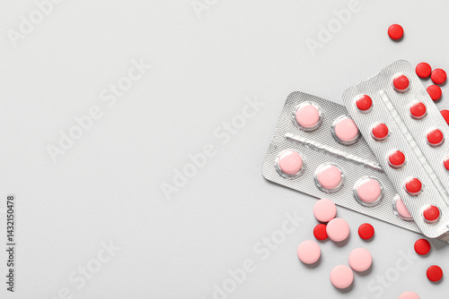 Different pills in blister ...