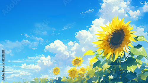 青空とひまわりのイラストgenerative ai
タイトル変更
