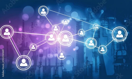 Dynamic infographic illustrating stage of customer lifecycle lead nurturing emphasizi