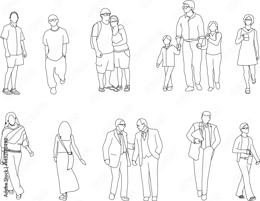 vector sketch illustration silhouette design of various human activities with their work as a complement to the image vector sketch illustration silhouette design of various human activities with their work as a complement to the image