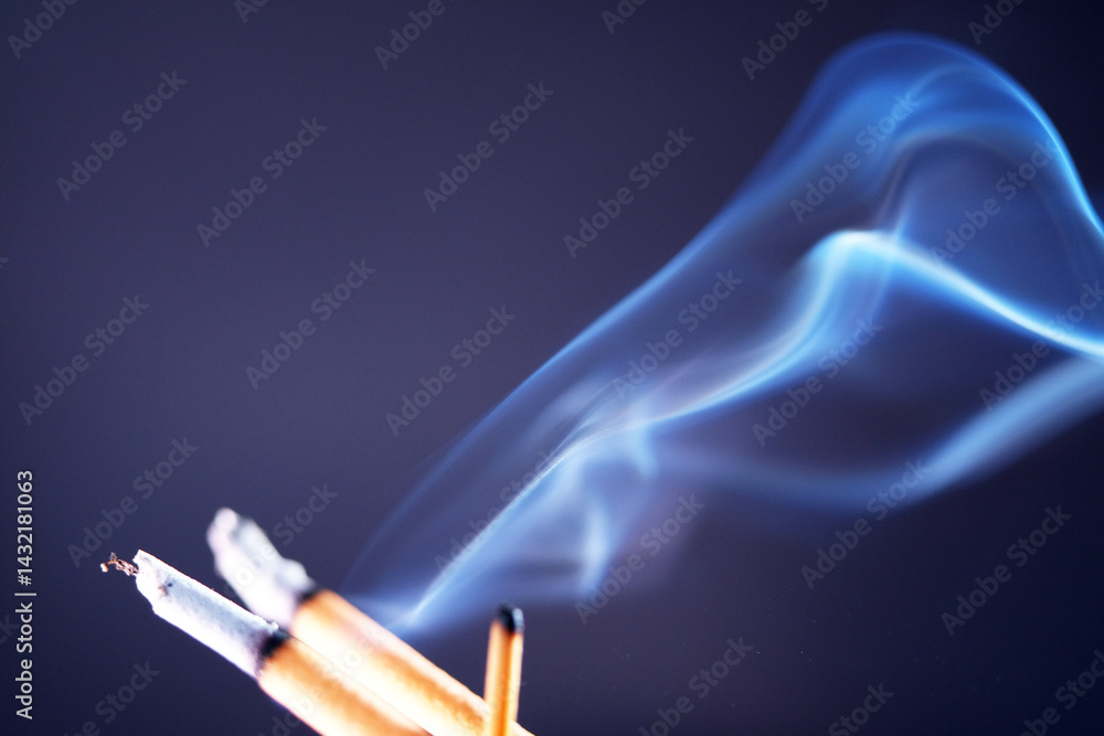 Close up shot of smoke abstract as background