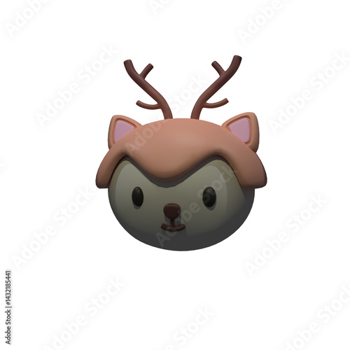 3d, design, illustration, animal, art, toy, vector, cartoon, background, cute, model, render, isolated, concept, realistic, birthday, collection, party, decoration, set, nature, modern, icon, happy