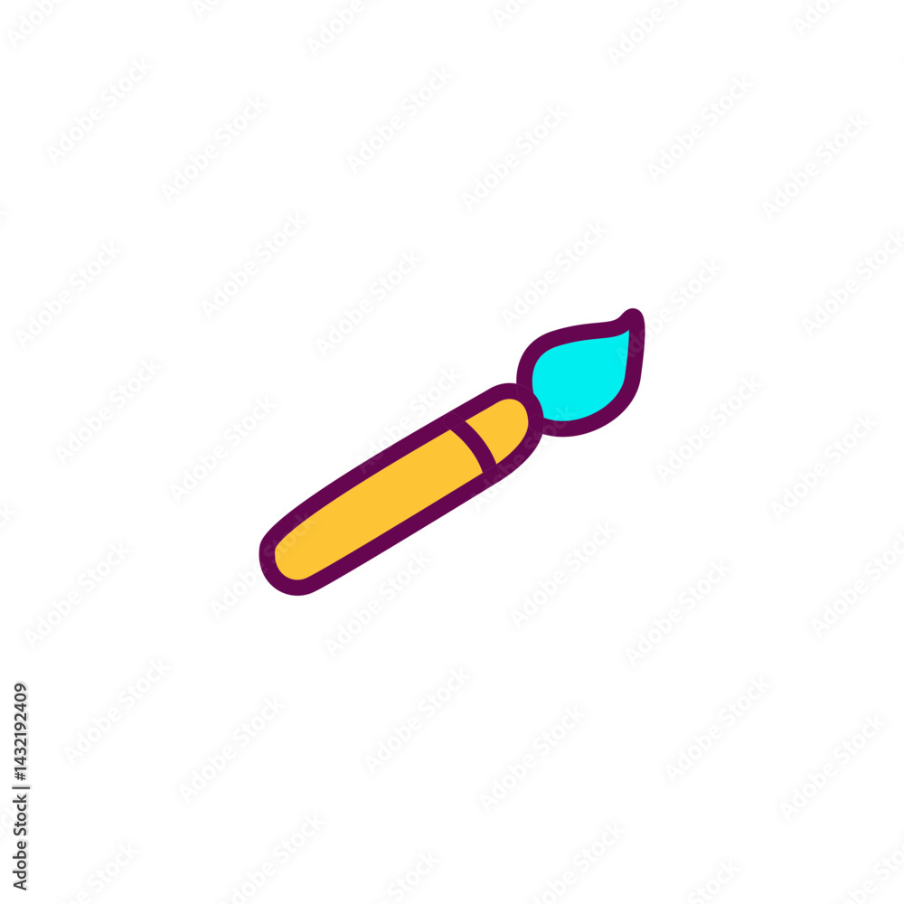Brush icon design vector illustration Brush icon design vector illustration