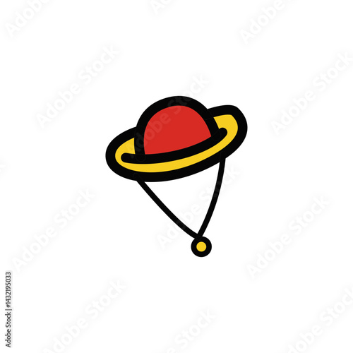 Hat cartoon design vector illustration