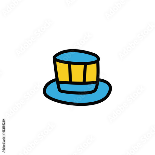 Hat cartoon design vector illustration