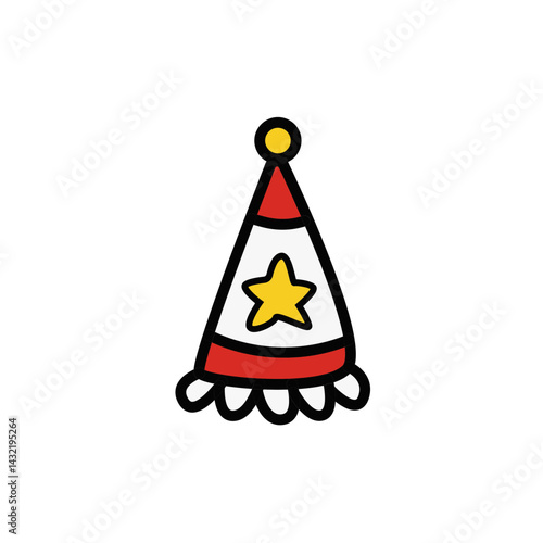 Hat cartoon design vector illustration