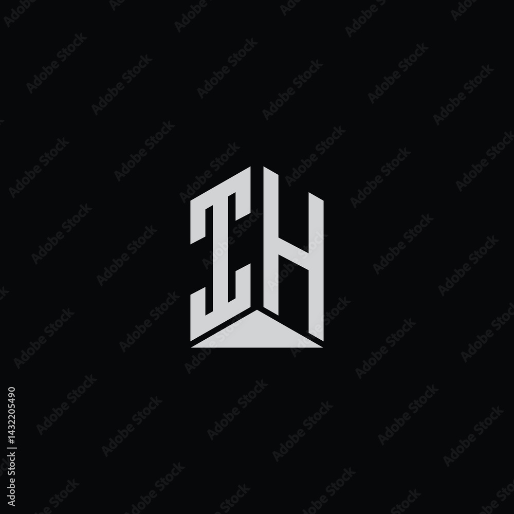 Fototapeta premium Isometric 3D Alphabet - Futuristic Geometric Typography