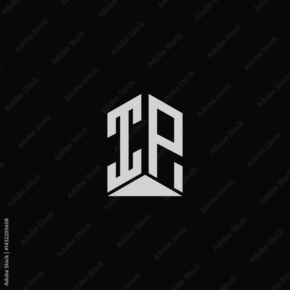 Fototapeta premium Isometric 3D Alphabet - Futuristic Geometric Typography