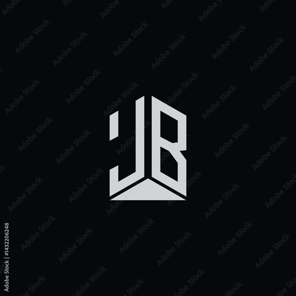 Fototapeta premium Isometric 3D Alphabet - Futuristic Geometric Typography