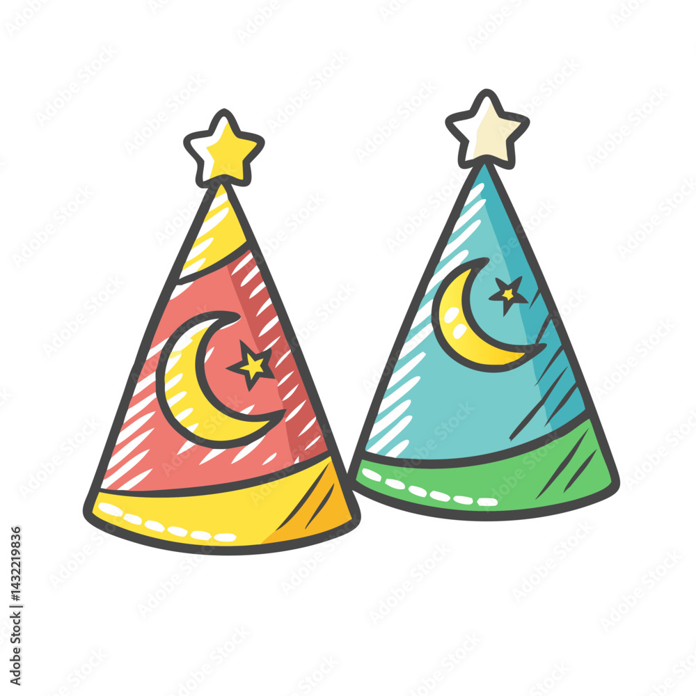 eid party hats icon, eid party hats vector illustration-simple illustration of eid party hats, perfect for eid party hats logos and icons eid party hats icon, eid party hats vector illustration-simple illustration of eid party hats, perfect for eid party hats logos and icons