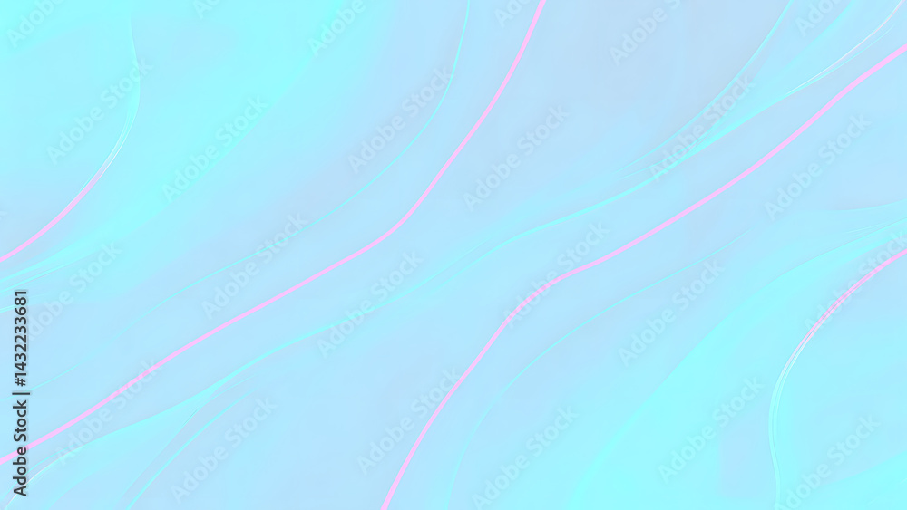 Soft pastel art with fluid shapes and