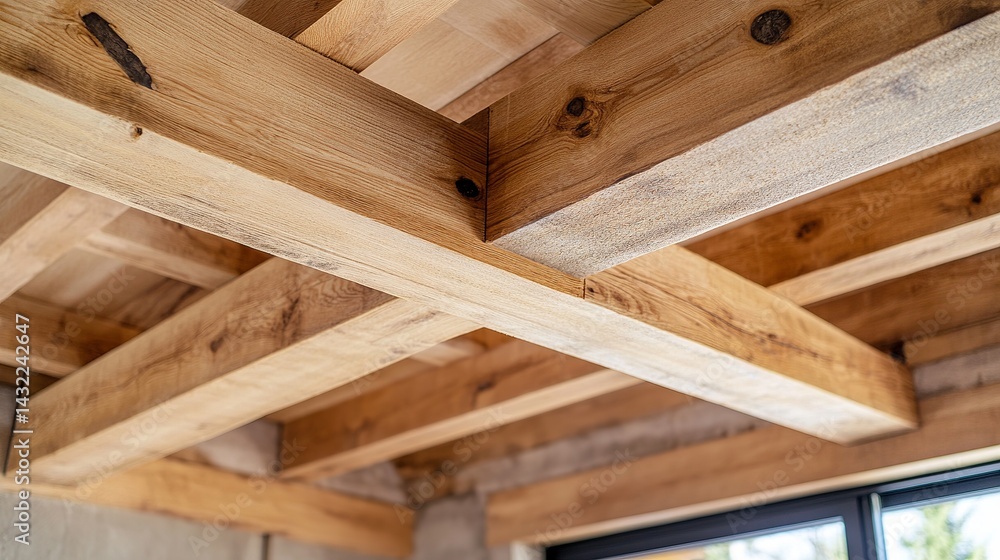 Natural Wooden Beams Ceiling Rustic Interior Design Architecture Beams Wood Texture Home Improvement Construction Project Natural Light Brown Wooden Natural Wooden Beams Ceiling Rustic Interior Design Architecture Beams Wood Texture Home Improvement Construction Project Natural Light Brown Wooden