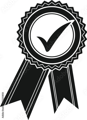 Verified Quality Seal, Award Badge, Certification Symbol